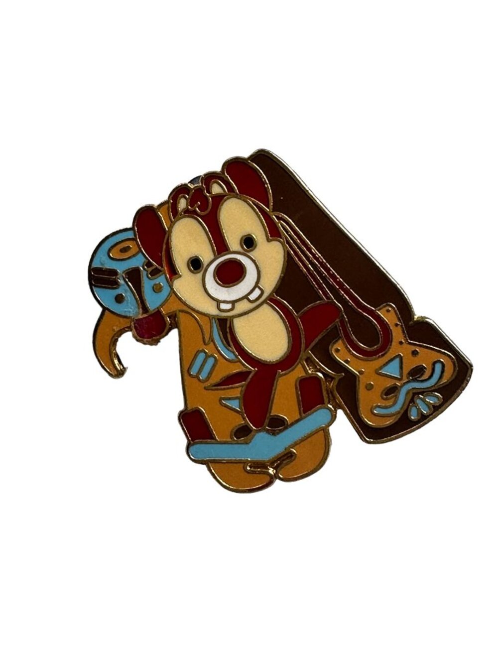 Disney Dale Chipmunk Trading Pin Guitar Tropical Lapel Pin Brooch Badge Jewelry